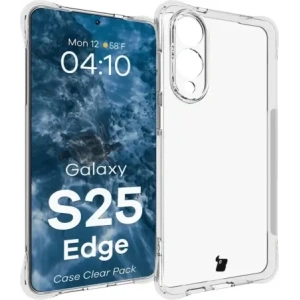 Hurtownia GSM - Bizon Case Clear Pack carcasă + 2x sticlă de protecție Samsung Galaxy S25 Edge - BIZ9373 - {ean13} - Hurt