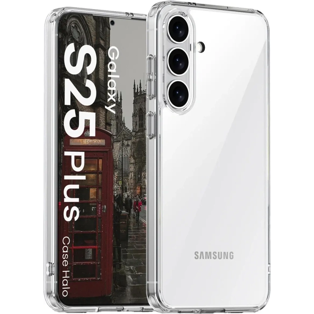 Hurtownia GSM - Bizon Case Halo Samsung Galaxy S25 Plus průhledný - BIZ9375 - {ean13} - Hurt