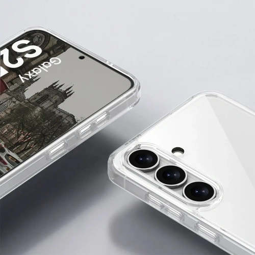 Etui Bizon Case Halo do Samsung Galaxy S25 Plus przezroczyste