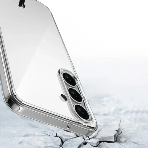 Etui Bizon Case Halo do Samsung Galaxy S25 Plus przezroczyste