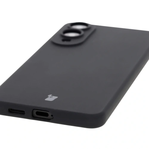 Silikonowe etui Bizon Soft Case do Samsung Galaxy S25 Edge czarne