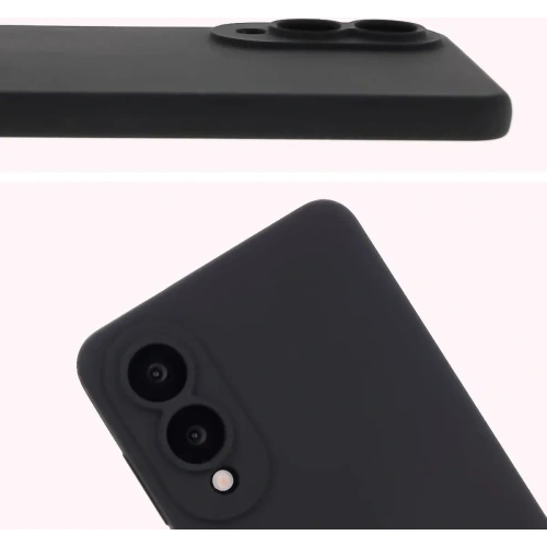 Silikonowe etui Bizon Soft Case do Samsung Galaxy S25 Edge czarne