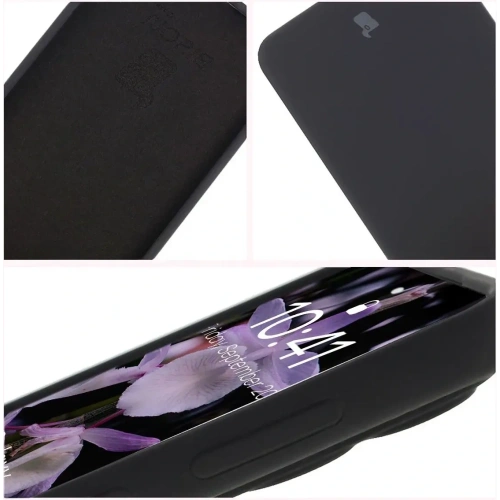 Silikonowe etui Bizon Soft Case do Samsung Galaxy S25 Edge czarne