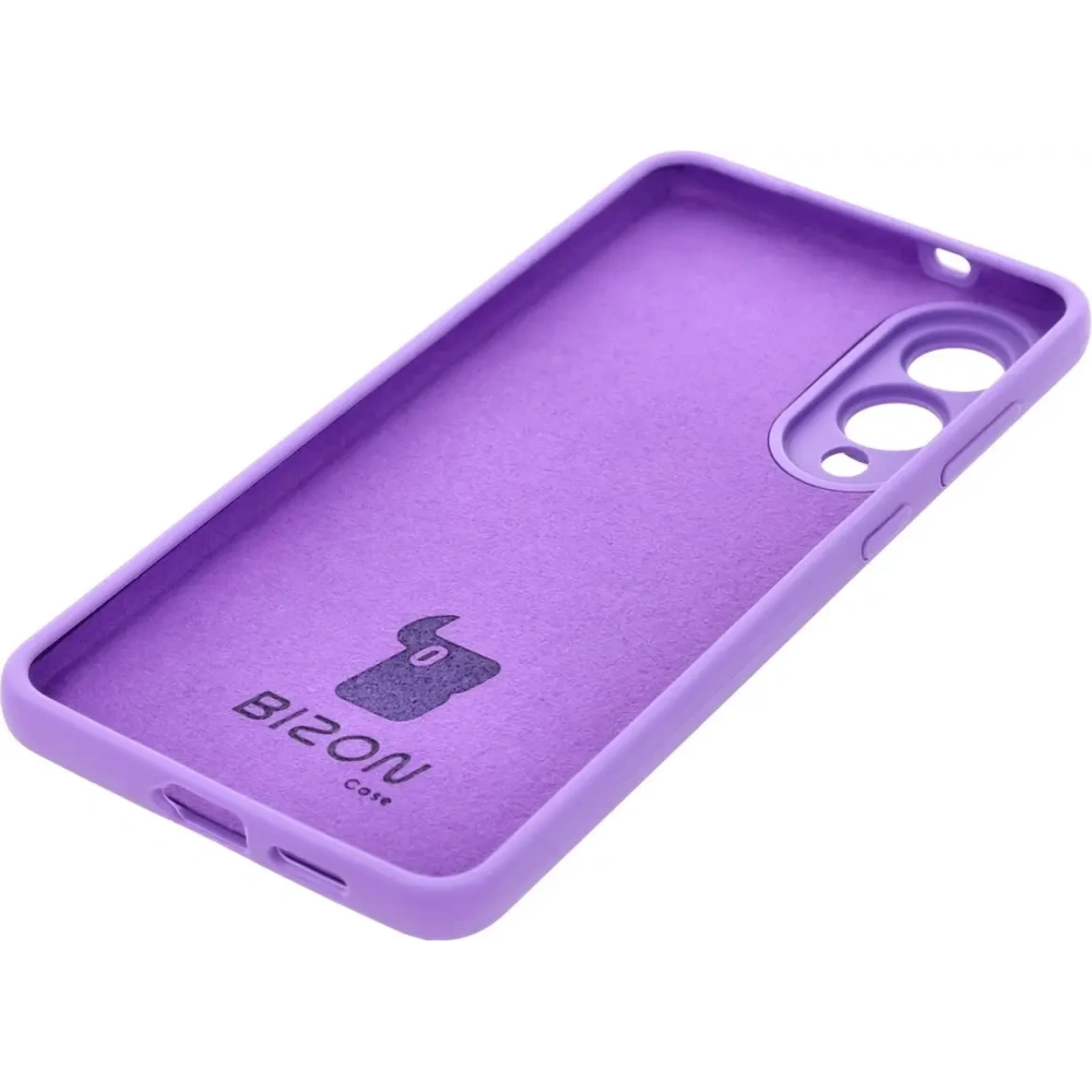 Hurtownia GSM - Silikonowe etui Bizon Soft Case do Samsung Galaxy S25 Edge fioletowe - BIZ9377 - {ean13} - Hurt