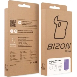 Hurtownia GSM - Husa moale Bizon pentru Samsung Galaxy S25 Edge, violetă - BIZ9377 - {ean13} - Hurt