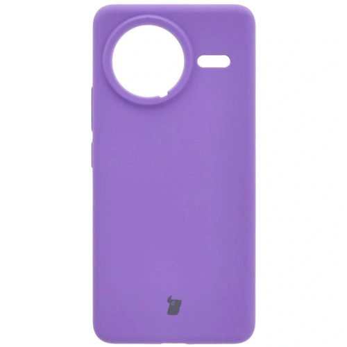 Silikonowe etui Bizon Soft Case do Xiaomi POCO F7 Ultra fioletowe