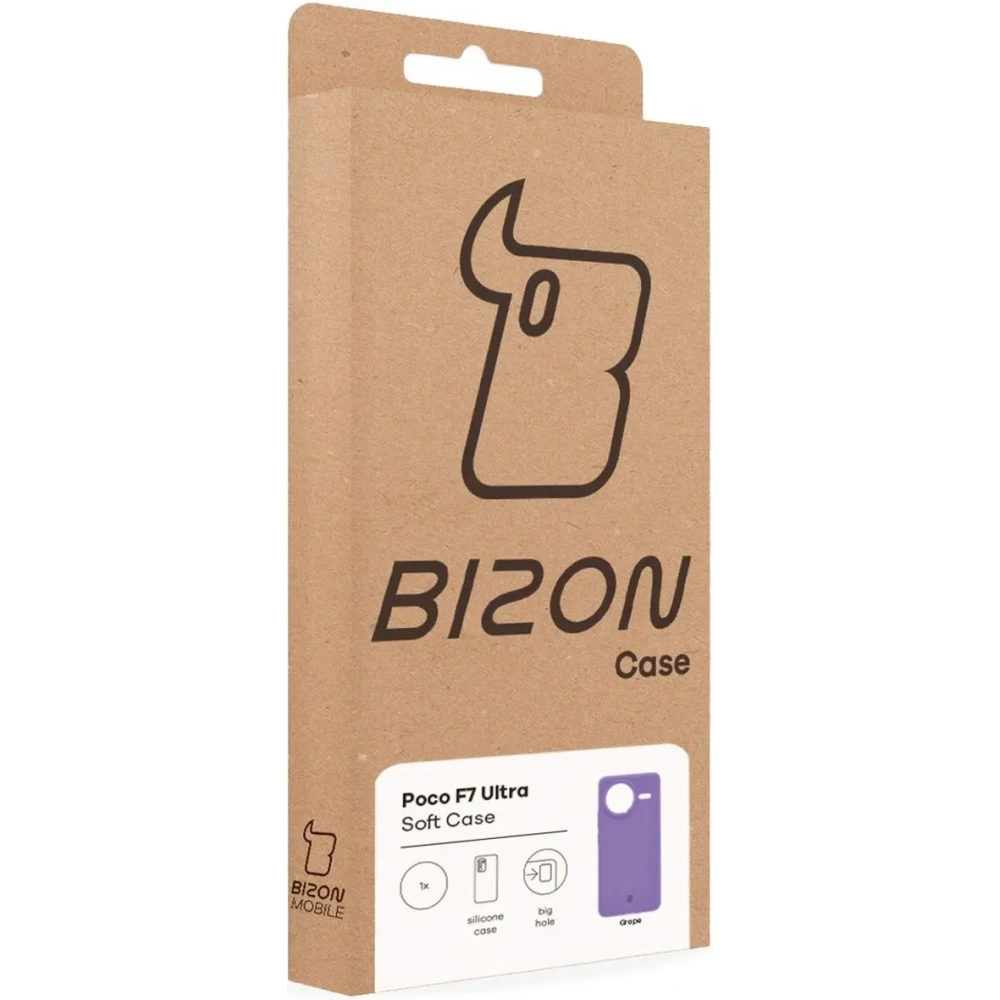 Hurtownia GSM - Bizon Soft Case Xiaomi POCO F7 Ultra fialový - BIZ9378 - {ean13} - Hurt