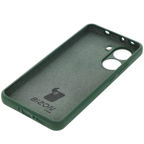 Silikonowe etui Bizon Soft Case do Xiaomi POCO X7 Pro ciemnozielone