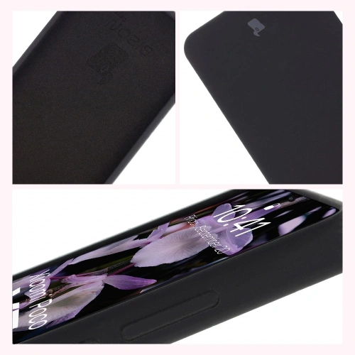 Silikonowe etui Bizon Soft Case do Xiaomi POCO X7 Pro czarne