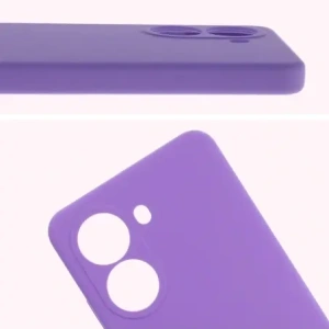Hurtownia GSM - Husă moale Bizon pentru Xiaomi POCO X7 Pro, violetă - BIZ9381 - {ean13} - Hurt