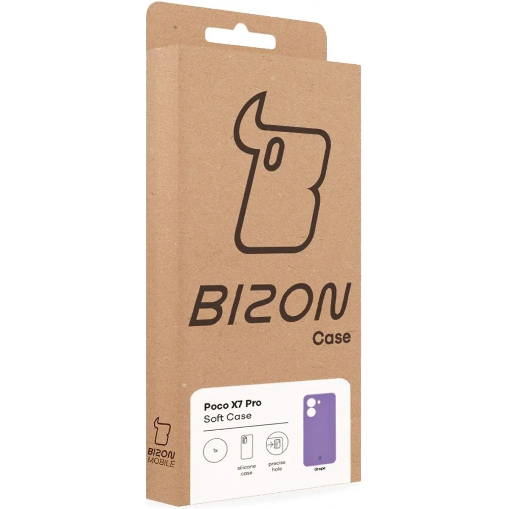 Hurtownia GSM - Bizon Soft Case Xiaomi POCO X7 Pro lila - BIZ9381 - {ean13} - Hurt