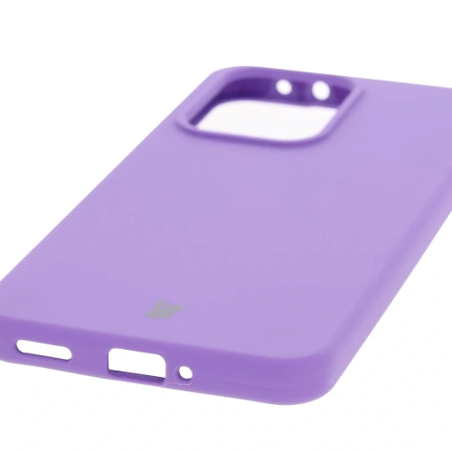 Silikonowe etui Bizon Soft Case do Oppo Reno13 Pro fioletowe