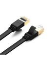 Hurtownia GSM - Cablu de rețea plat UGREEN NW106 Ethernet RJ45, Cat.7, STP, 2m (negru) - UGR383BLK - {ean13} - Hurt
