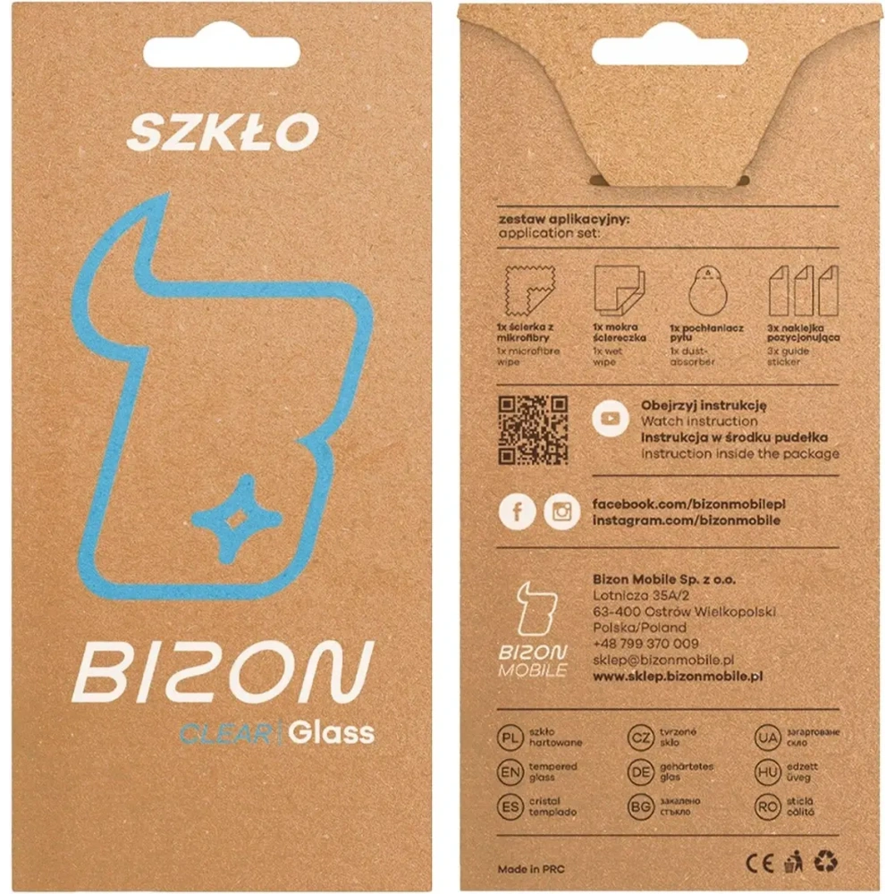 Hurtownia GSM - Szkło hartowane Bizon Glass Clear 2 do Xperia 1 VII - BIZ9386 - {ean13} - Hurt