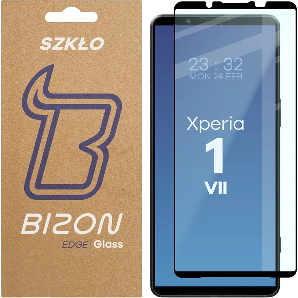 Hurtownia GSM - Bizon Glass Edge 2 Xperia 1 VII cadru negru - BIZ9387 - {ean13} - Hurt