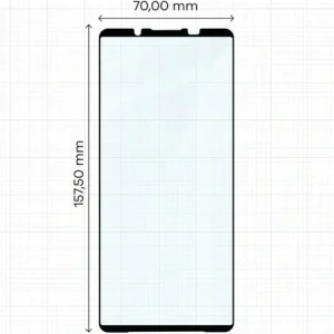 Hurtownia GSM - Bizon Glass Edge 2 Xperia 1 VII schwarzer Rahmen - BIZ9387 - {ean13} - Hurt
