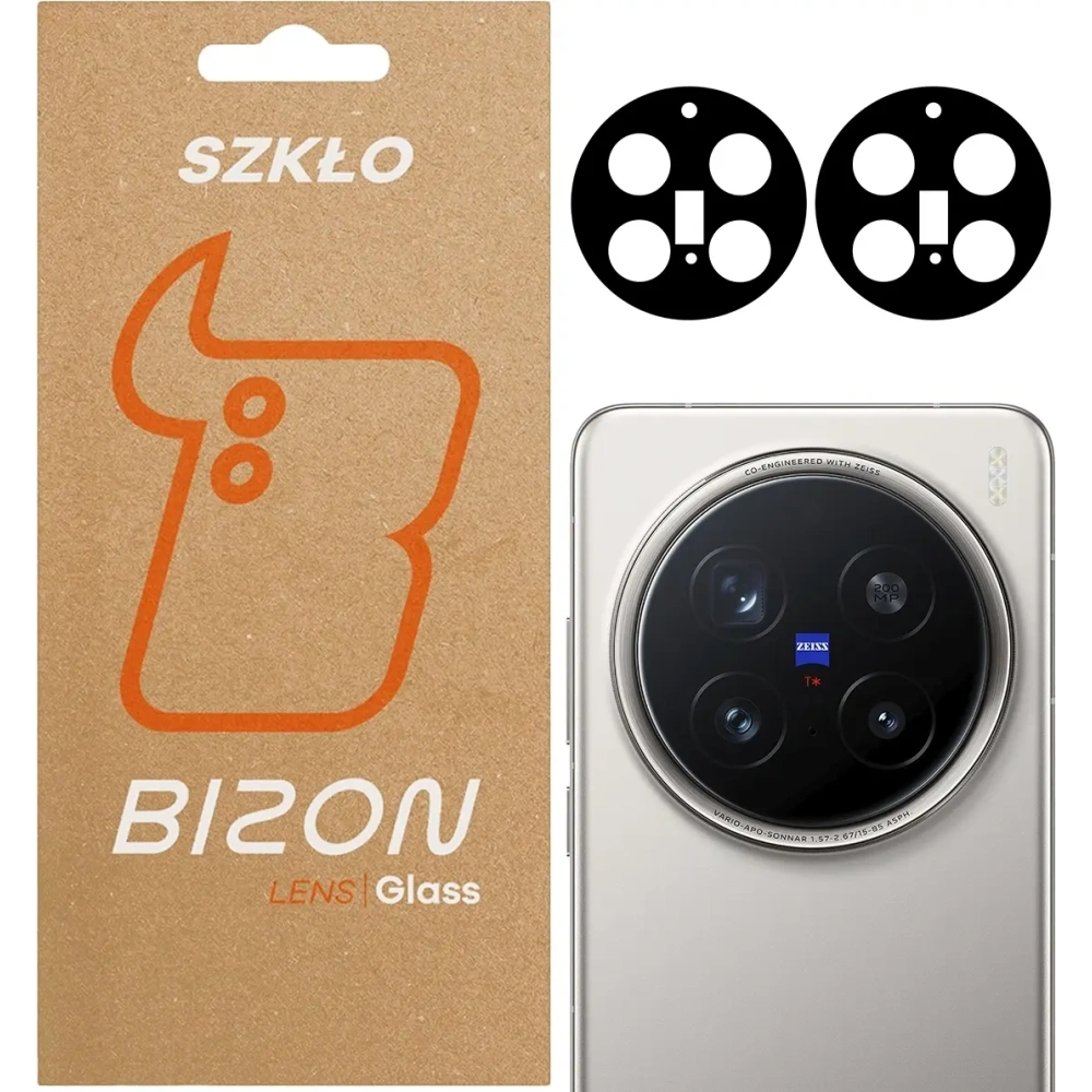 Hurtownia GSM - Obiectiv de sticlă Bizon pentru Vivo X200 Pro [2 PACHET] - BIZ9389 - {ean13} - Hurt