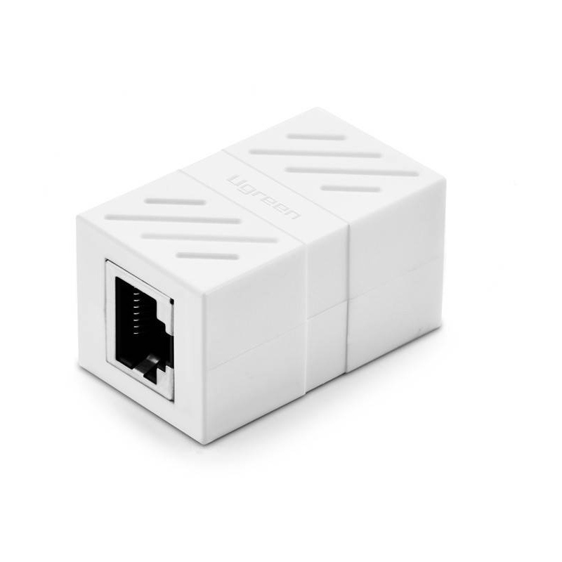 Ugreen Distributor - 6957303823116 - UGR385WHT - UGREEN Ethernet RJ45 Coupling, extension cable, 8P/8C, Cat.7, UTP (white) - B2B homescreen