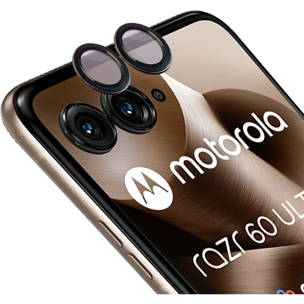 Hurtownia GSM - Bizon Glass Snap Lens Motorola Razr 60 Ultra cadru negru - BIZ9390 - {ean13} - Hurt