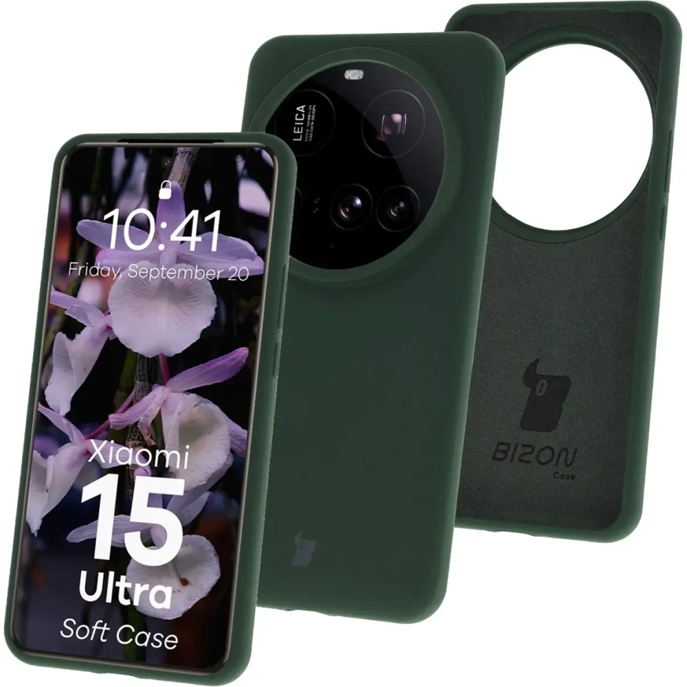 Hurtownia GSM - Bizon Soft Case Xiaomi 15 Ultra sötétzöld - BIZ9391 - {ean13} - Hurt
