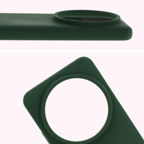 Silikonowe etui Bizon Soft Case do Xiaomi 15 Ultra ciemnozielone