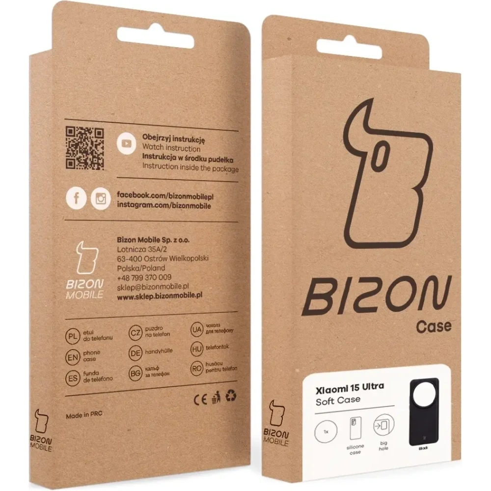 Hurtownia GSM - Bizon Soft Case Xiaomi 15 Ultra černý - BIZ9392 - {ean13} - Hurt