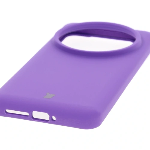 Silikonowe etui Bizon Soft Case do Xiaomi 15 Ultra fioletowe