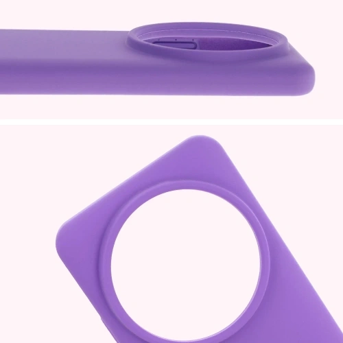 Silikonowe etui Bizon Soft Case do Xiaomi 15 Ultra fioletowe