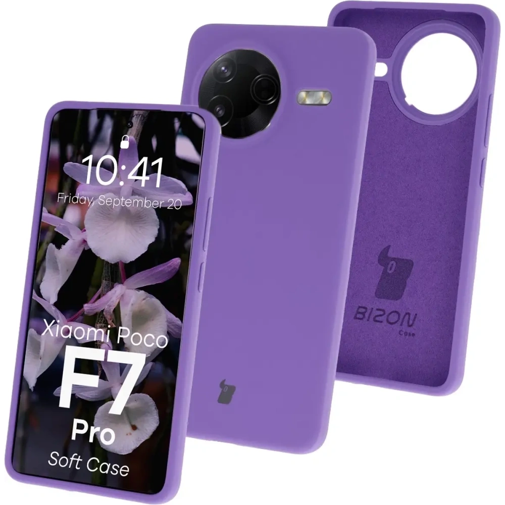 Hurtownia GSM - Bizon Soft Case Xiaomi POCO F7 Pro lila - BIZ9394 - {ean13} - Hurt