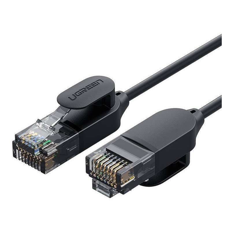 Hurtownia Ugreen - 6957303873333 - UGR388BLK - Kabel sieciowy UGREEN NW122 Ethernet RJ45, Cat.6A, UTP, 1.5m (czarny) - B2B homescreen