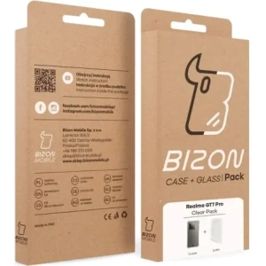 Hurtownia GSM - Etui + 2x folia na ekran Bizon Case Clear Pack do Realme GT 7 Pro - BIZ9395 - {ean13} - Hurt