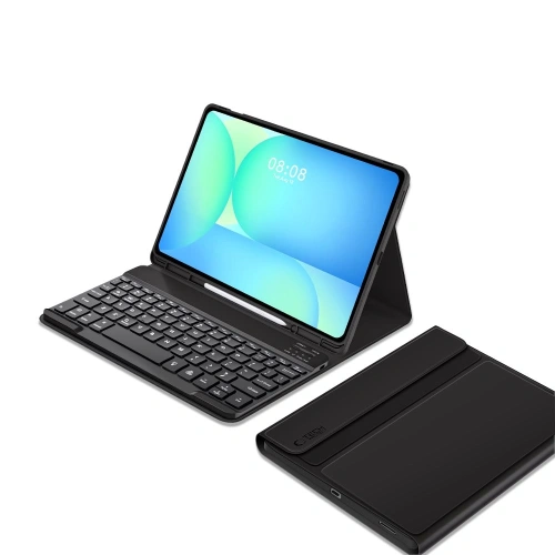 Etui z klawiaturą Tech-Protect SmartCase Pen + Keyboard Samsung Galaxy Tab S10 FE+ Plus 13.1 X620 / X626b Black