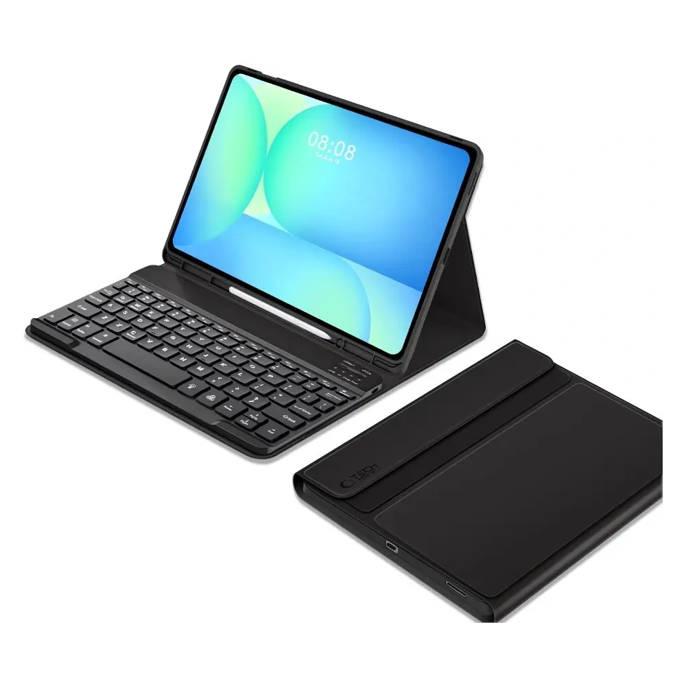 Hurtownia GSM - Tech-Protect SmartCase Pen + Tastatură Samsung Galaxy Tab S10 FE+ Plus 13.1 X620 / X626b Negru - THP4229 - {ean13} - Hurt