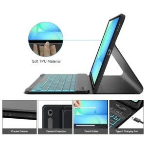 Hurtownia GSM - Tech-Protect SmartCase Pen + Tastatură Samsung Galaxy Tab S10 FE+ Plus 13.1 X620 / X626b Negru - 5906302368259 - {ean13} - Hurt