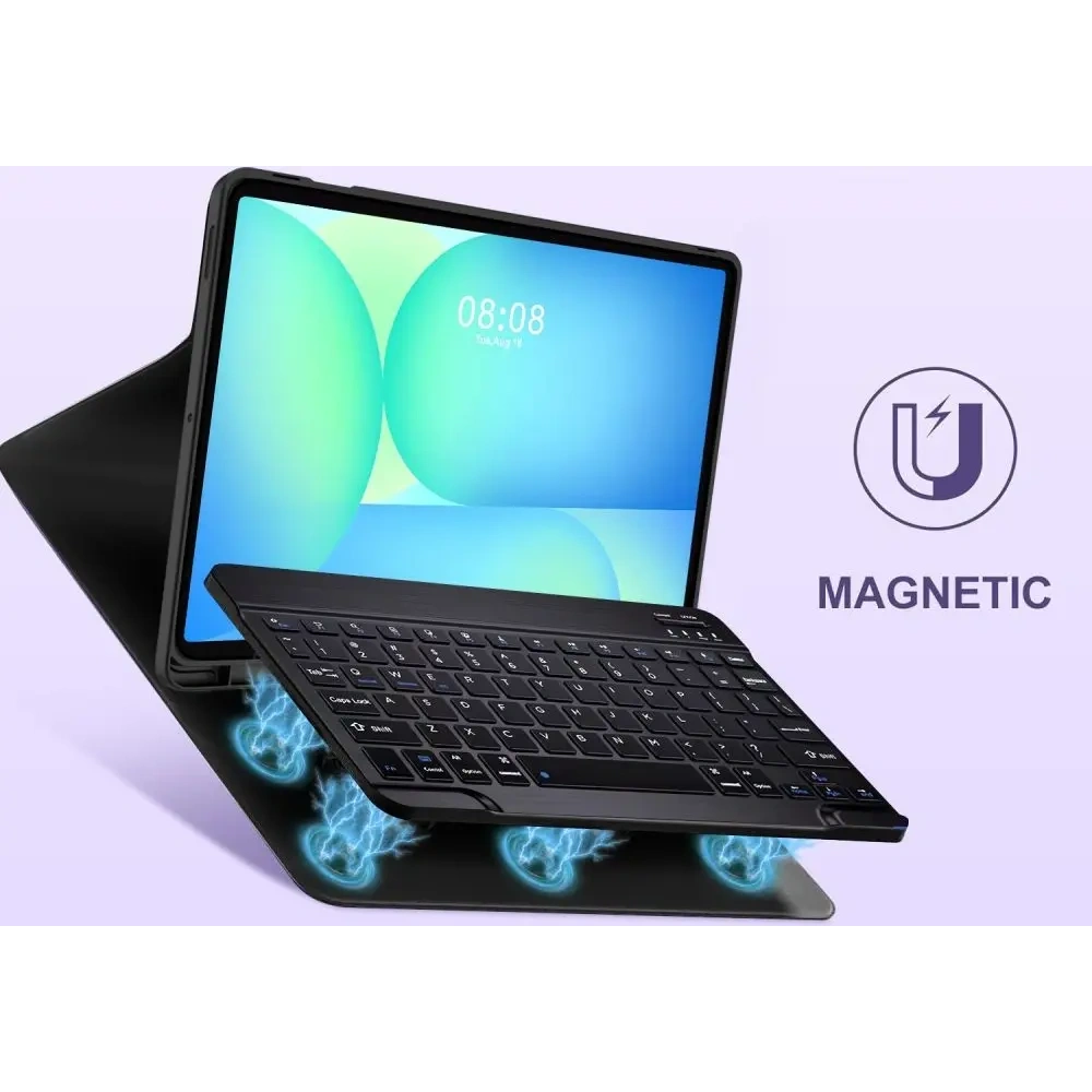 Hurtownia GSM - Tech-Protect SmartCase Pen + Tastatură Samsung Galaxy Tab S10 FE+ Plus 13.1 X620 / X626b Negru - THP4229 - {ean13} - Hurt
