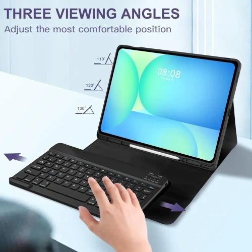 Etui z klawiaturą Tech-Protect SmartCase Pen + Keyboard Samsung Galaxy Tab S10 FE+ Plus 13.1 X620 / X626b Black