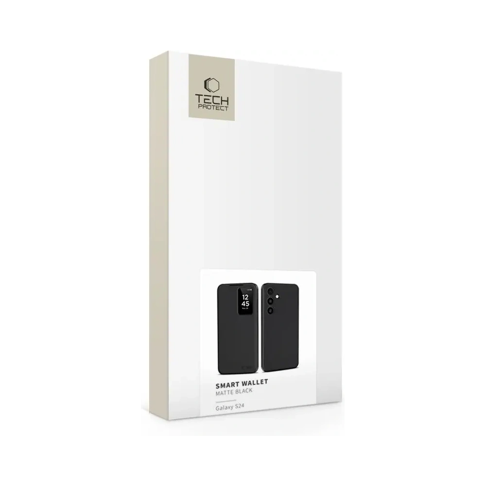 Hurtownia GSM - Tech-Protect Okos Pénztárca Samsung Galaxy S24 Matt Fekete - THP4232 - {ean13} - Hurt