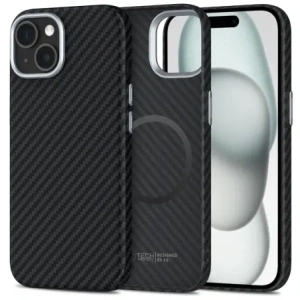 Hurtownia GSM - Tech-Protect Ion Carbon MagSafe Apple iPhone 15 černá/stříbrná - 5906302368358 - {ean13} - Hurt