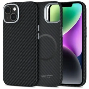 Hurtownia GSM - Tech-Protect Ion Carbon MagSafe Apple iPhone 14 černá/stříbrná - 5906302368365 - {ean13} - Hurt