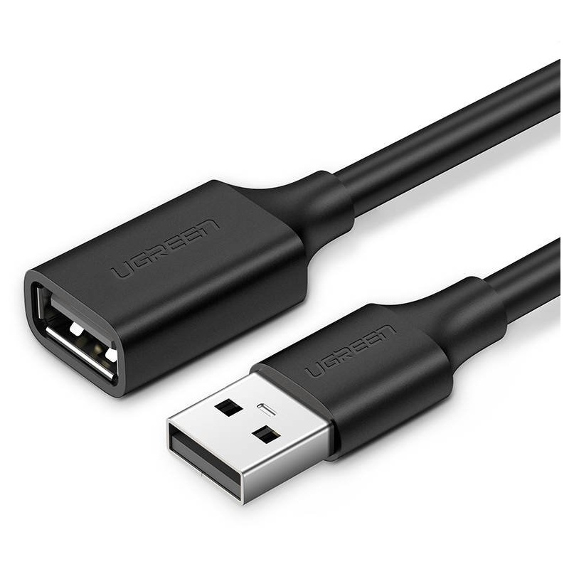Ugreen Distributor - 6957303813148 - UGR395BLK - UGREEN US103 USB 2.0 Cable Extension 1m (Black) - B2B homescreen