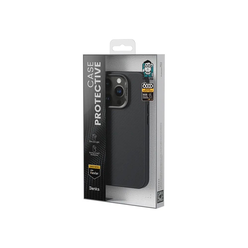 Hurtownia GSM - [CR] Benks MagClap MagSafe ArmorPro Kevlar Hülle 600D Apple iPhone 16 Pro Max - OT-895 - {ean13} - Hurt