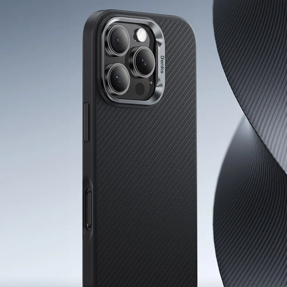 Hurtownia GSM - [CR] Benks MagClap MagSafe ArmorPro Kevlar pouzdro 600D Apple iPhone 16 Pro Max - OT-895 - {ean13} - Hurt