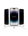Hofi Anti Spy Glass Pro+ Apple iPhone 16 Pro Max Datenschutz [2 PACK] - iPhone 16 Pro Max - Hofi