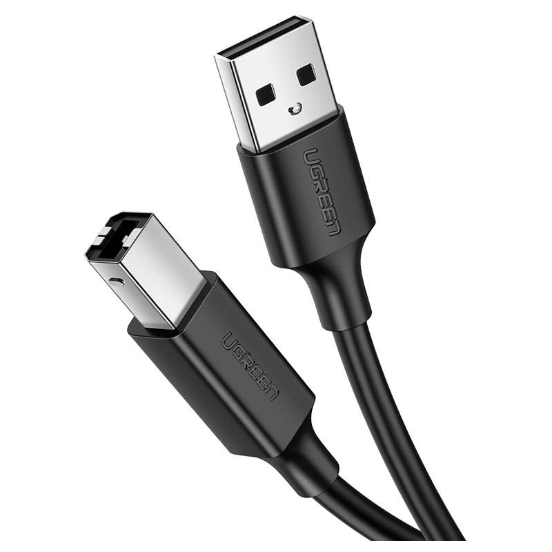 Ugreen Distributor - 6957303813292 - UGR401BLK - UGREEN US104 USB 2.0 A-B Cable for Printer 5m (Black) - B2B homescreen