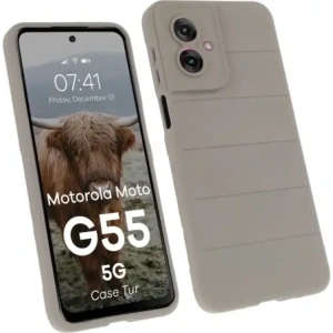 Hurtownia GSM - Carcasa Bizon Tur Motorola Moto G55 5G gri deschis - BIZ9396 - {ean13} - Hurt