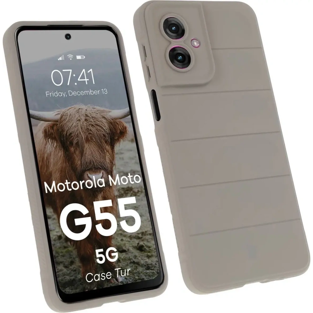 Hurtownia GSM - Carcasa Bizon Tur Motorola Moto G55 5G gri deschis - BIZ9396 - {ean13} - Hurt