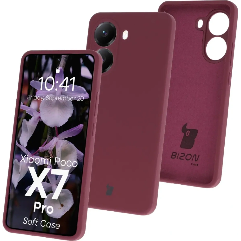 Hurtownia GSM - Bizon Soft Case Xiaomi POCO X7 Pro dunkel lila - BIZ9401 - {ean13} - Hurt