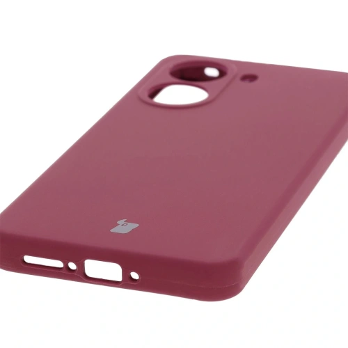 Silikonowe etui Bizon Soft Case do Xiaomi POCO X7 Pro ciemnofioletowe