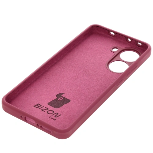 Silikonowe etui Bizon Soft Case do Xiaomi POCO X7 Pro ciemnofioletowe