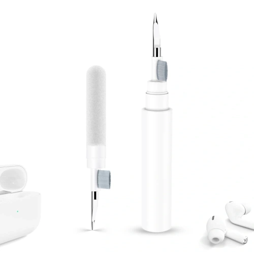 Zestaw czyszczący Tech-Protect CS02 Cleaner Set 3in1 For Earphone White